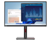 Lenovo ThinkVision T27p-30 27 inch 4K UHD Monitor (IPS Panel, 60Hz, 4ms, HDMI, DP, USB-C, Ethernet, 3-side borderless)
