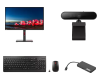 Lenovo Work bundle 2 – Monitor, Keyboard & Mouse, Webcam, Hub