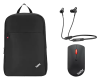 Lenovo Work bundle 5 – Earphones, Mouse, Backpack