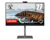 Lenovo L27m-30 27″ FHD Monitor with Eyesafe (IPS, 75Hz 4ms, USB-C, FreeSync, Webcam, Speakers, Tilt/Swivel/Lift/Pivot)