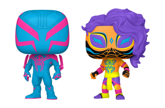 Funko POP! 2-PACK Spider-Man 2099 And Spider-Man India (Black Light) – Spider-Man: Across The Spider-Verse