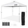 VEVOR Pop Up Canopy Party Tent 10 x 10 ft with Portable Bag for Camping White