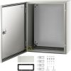 VEVOR NEMA Steel Enclosure, 20 x 16 x 8” NEMA 4X Steel Electrical Box, IP66 Waterproof & Dustproof, Outdoor/Indoor Electrical Junction Box, with Mounting Plate