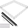 VEVOR Pool Fence, 4 x 108 FT Pool Fences for Inground Pools, Removable Child Safety Pool Fencing, Easy DIY Installation Swimming Pool Fence, 340gms Teslin PVC Pool Fence Mesh Protects Kids and Pets