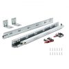 VEVOR 6 Pairs of 533.4mm Drawer Bottom Side Mount Rails, Heavy Duty Full Ball Bearing Extension Steel Track, Soft-Close Noiseless Guide Glides Cabinet Kitchen Runners with Locking Mechanism, 100 Lbs