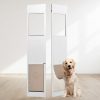 VEVOR Dog Door for Sliding Glass Door 75 7/8″-80 11/16″ Adjustable Height XL
