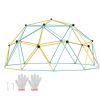 VEVOR Climbing Dome, 10FT Geometric Dome Climber Play Center for Kids 3 to 10 Years Old, Jungle Gym Supports 750LBS and Easy Assembly, with Climbing Grip, Outdoor Backyard Play Equipment for Kids