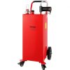 VEVOR 30 Gallon Fuel Caddy, 23.5 L/min, 180W Portable Gas Storage Tank Container with Electric Pump Wheels, Fuel Transfer Storage Tank for Diesel Lubricating Oil Machine Oil Car Mowers Boat Motorcycle
