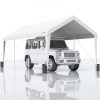 VEVOR Carport, 10×20 ft Heavy Duty Car Canopy Garage Boat Shelter Party Tent with 8 Reinforced Poles and 4 Weight Bags, UV Resistant Waterproof Tarp for SUV, F150, Car, Truck, Boat