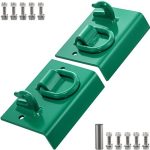VEVOR Tractor Bolt on Hooks Bolt on Grab Hooks 1/4” D Ring 1/2” 1 Pair