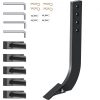 VEVOR Box Blade Shank, 18″ Scarifier Shank, 4 Holes Box Scraper Shank, Ripper Shank with Removable Tapered Teeth and Pins, Adjustable Shanks Assembly for Replacement, Digging, Plowing, 4PCS
