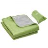VEVOR Camping Blanket 79″ x 59″ Wearable Warm Stadium Blanket Outdoor Army Green