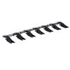 VEVOR Bucket Tooth Bar, 53”, Heavy Duty Tractor Bucket Teeth Bar for Sub-Compact Tractor Loader, 4560 lbs Load-Bearing Capacity, Fits Bucket Cutting Edges Sized 1/2″ or Less with No Drilling Required