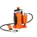 VEVOR Air Hydraulic Bottle Jack, 20 Ton/40000 LBS All Welded Bottle Jack, 265 – 500 mm Lifting Range, Manual Handle and Air Pump, for Car, Pickup, Truck, RV, Auto Repair, Industrial Engineering