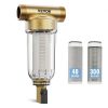 VEVOR Spin Down Filter, 40 Micron + 30 Micron Fine Filtration, Whole House Sediment Filter for Well Water, 3/4″ G-F + 1″ G-M, 4 T/H High Flow Rate, for Whole House Water Filtration Systems