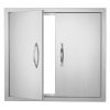 VEVOR 660×609 mm BBQ Island Access Door Outdoor Kitchen Door Stainless Steel