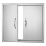 VEVOR 660×609 mm BBQ Island Access Door Outdoor Kitchen Door Stainless Steel