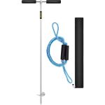 VEVOR Sand Anchor, 36″ Length Auger to The Beach and Sandbar, 316 Stainless Steel Screw Anchor with Removable Handle, Bungee Line & Carry Bag, for Jet Ski PWC Pontoon Kayak”