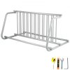 VEVOR 10 Holders Floor Bike Rack, 1.5m Length All-Steel Grid Bike Rack, 10-Bike Capacity Dual-Side Storage Stand for Garages Streets Yards Bike Events
