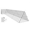 VEVOR Chicken Tunnels, 157.5 x 39.4 x 24.2 inch(LxWxH) Chicken Tunnels for Yard, Portable Chicken Tunnels for Outside with Corner Frames, Chicken Coop Run, Suitable for Chickens, Ducks, Rabbits
