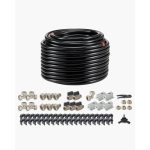 VEVOR Air Compressor Line Kit 3/4” x 200FT PU Air Compressor Line System Black