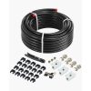 VEVOR Air Compressor Line Kit 3/4” x 100FT PU Air Compressor Line System Black