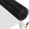 VEVOR Hardware Cloth, 24″ x 100′ & 1″”x1″” Mesh Size, Galvanized Steel Vinyl Coated 16 Gauge Chicken Wire Fencing with A Cutting Plier & A Pair of Fabric Gloves, for Garden Fencing & Pet Enclosures,”