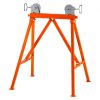 VEVOR Pipe Stand with Roller Head 2500 LBS Load for 2-36 inches Pipes 45# Steel