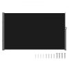 VEVOR Black Retractable Patio Screen 63 Inch In Height Retractable Screen 118 Inch In Length Office Dividers Partition Wall Outdoor Retractable Gate Retractable Fence Screens For Patio Privacy