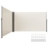 VEVOR Creamy-white Retractable Patio Screen 63 Inch In Height Retractable Screen 236 Inch In Length Office Dividers Partition Wall Outdoor Retractable Gate Retractable Fence Screens for Patio Privacy