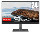 Lenovo L24i-30 24″ FHD Monitor (IPS, 75Hz 4ms, HDMI VGA, FreeSync, Phone Holder, Tilt)