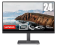 Lenovo L24i-30 24″ FHD Monitor (IPS, 75Hz 4ms, HDMI VGA, FreeSync, Phone Holder, Tilt)