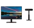 Lenovo ThinkVision T24m-20 24″ FHD Monitor (IPS, 60Hz 4ms, HDMI DP USB-C, Ethernet, Webcam, Phone Holder, Tilt/Swivel/Lift/Pivot)