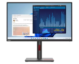 Lenovo ThinkVision T27p-30 27 inch 4K UHD Monitor (IPS Panel, 60Hz, 4ms, HDMI, DP, USB-C, Ethernet, 3-side borderless)