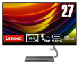 Lenovo Qreator 27″ 4K UHD Monitor (IPS, 60 Hz, HDMI DP, USB-C, FreeSync, HDR400, Speakers, Wireless Phone Charging)
