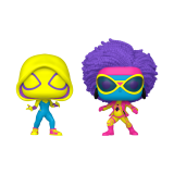 Funko POP! 2-PACK Spider-Gwen And Spider-Woman (Black Light) – Spider-Man: Across The Spider-Verse