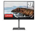 Lenovo L27m-30 27″ FHD Monitor with Eyesafe (IPS, 75Hz 4ms, HDMI DP, USB-C, FreeSync, Speakers, Phone Holder, Tilt/Swivel/Lift/Pivot)