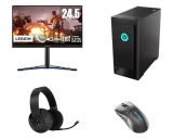 Lenovo Legion T5 26AMR5 A75700G 1TB 16G + Legion Y25g-30 Gaming Monitor + Legion H600 Wireless Gaming Headset + Legion M600s Qi Gaming Mouse AMD Ryzen™ 7 5700G Processor (3.80 GHz up to 4.60 GHz)/Windows 11 Home 64/1 TB SSD M.2 2280 PCIe Gen4 Performance TLC
