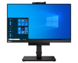Lenovo ThinkCentre TIO24 (Gen4) 24″ FHD Touch Monitor (AIT, 60Hz 6ms, DP, Microphone, Webcam, Speakers, Tilt/Swivel/Lift/Pivot)