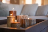 Candle Creating Ambience and Relaxation in Your Home