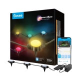 Govee RGBIC Wi-Fi + Bluetooth Outdoor Ground Lights, 10.9m(15 Packs)
