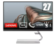 Lenovo Q27q-20 27″ 2K QHD Monitor with Eyesafe (IPS, 75Hz 4ms, HDMI DP, FreeSync, Metal Ergo Stand with Speakers, Tilt/Lift)