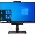 Lenovo ThinkVision T24v-20 24″ FHD Monitor (IPS, 60Hz 4ms, HDMI VGA DP, Microphone, Webcam, Speakers, Phone Holder, Tilt/Swivel/Lift/Pivot)