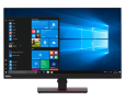 Lenovo ThinkVision T27q-20 27″ 2K QHD Monitor (IPS, 60Hz 4ms, HDMI DP USB-B, Phone Holder, Tilt/Swivel/Lift/Pivot)
