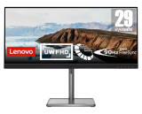 Lenovo L29w-30 29″ Ultrawide 1080p Monitor with Eyesafe (IPS, 90Hz 4ms, HDMI DP, FreeSync, Speakers, Tilt/Swivel/Lift)