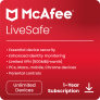 McAfee LiveSafe – Unlimited Device – 1 Year