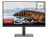 Lenovo L22e-30 22″ FHD Monitor (VA, 75Hz 4ms, HDMI VGA, FreeSync, Phone Holder, Tilt)