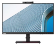 Lenovo ThinkVision T24v-20 24″ FHD Monitor (IPS, 60Hz 4ms, HDMI VGA DP, Microphone, Webcam, Speakers, Phone Holder, Tilt/Swivel/Lift/Pivot)