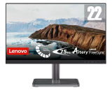 Lenovo L22i-30 22″ FHD Monitor (IPS, 75Hz 4ms, HDMI VGA, FreeSync, Phone Holder, Tilt)