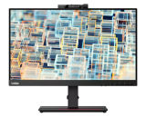 Lenovo ThinkVision T22v-20 22″ FHD Monitor (IPS, 60Hz 4ms, HDMI VGA DP, Microphone, Webcam, Speakers, Tilt/Swivel/Lift/Pivot)